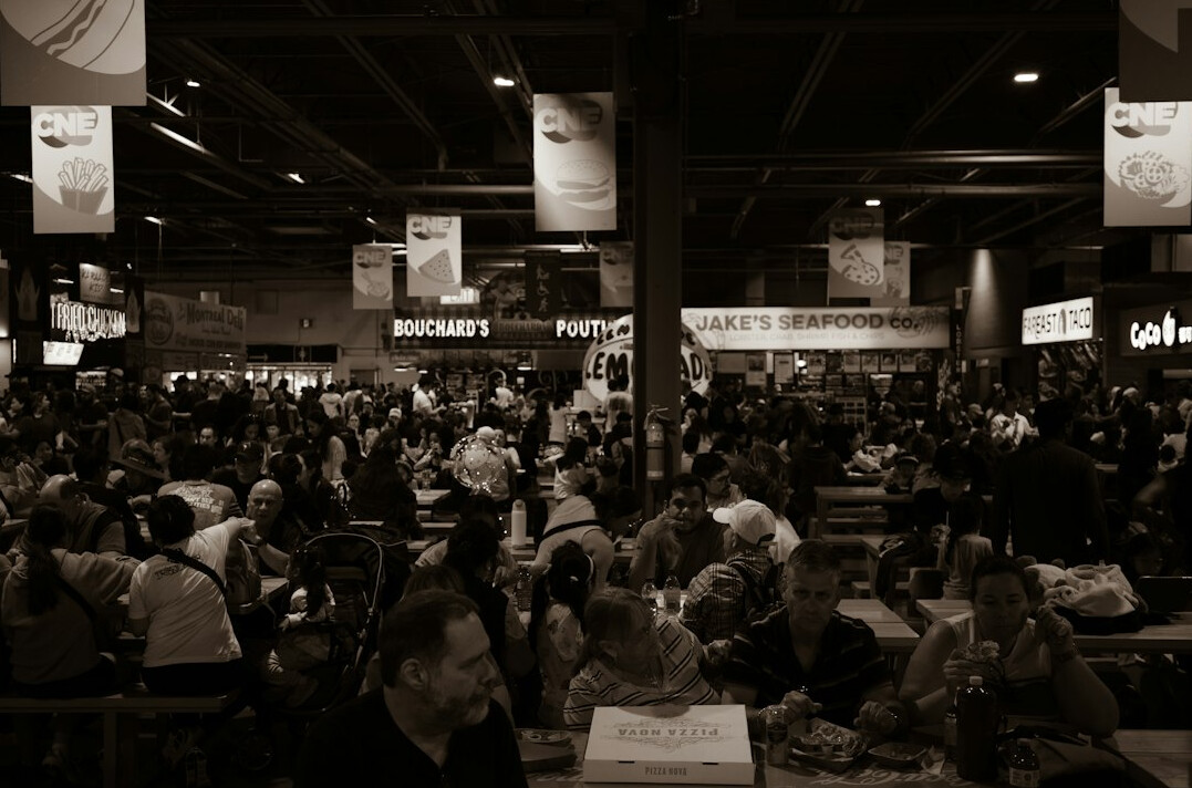 Networking break during a business forum